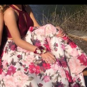 Maroon Prom Dress